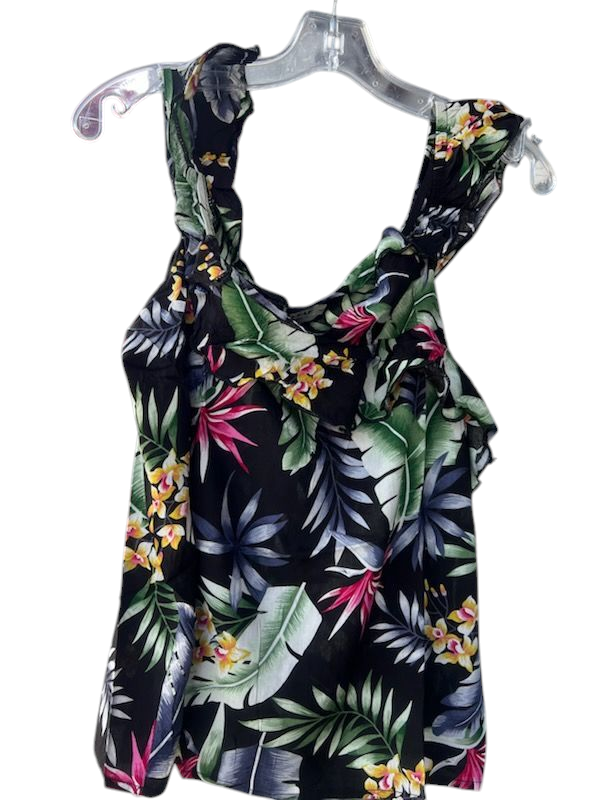 Womans floral design tank tops